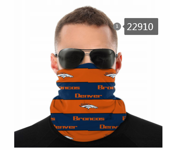 2021 NFL Denver Broncos #18 Dust mask with filter->nfl dust mask->Sports Accessory